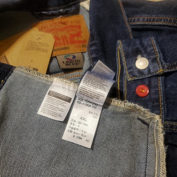 Levi's × Liquid Blue Grateful Dead Space Your Face Custom Trucker Jacket - Picture 13 of 16